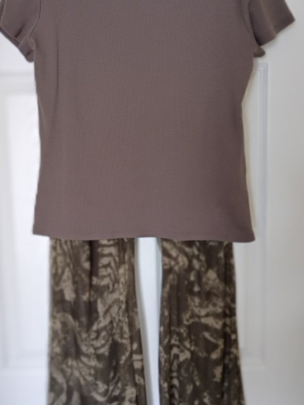 Camouflage calliope pants with matching  t-shirt set